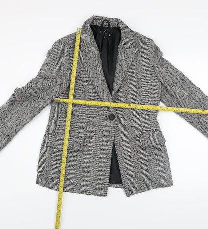 Womens UK Size 12 Et Vous Grey Blazer