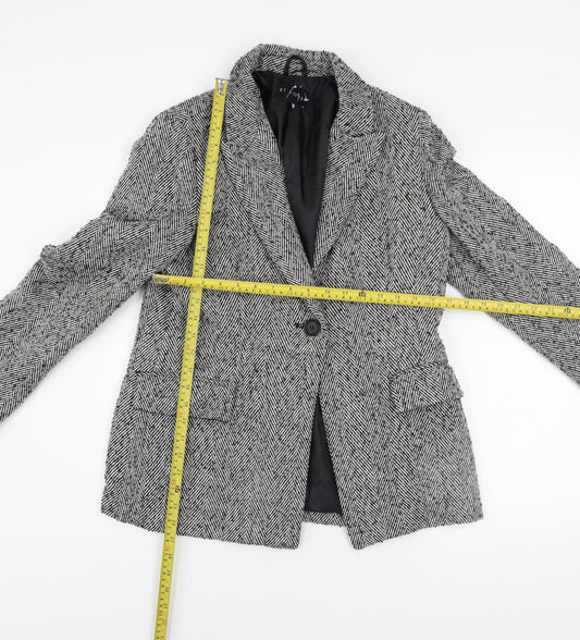 Womens UK Size 12 Et Vous Grey Blazer