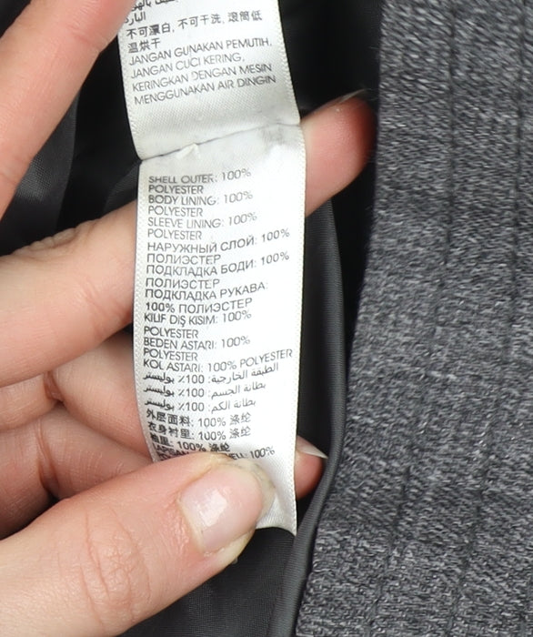 Mens UK Size M Rocha John Rocha Grey Overcoat