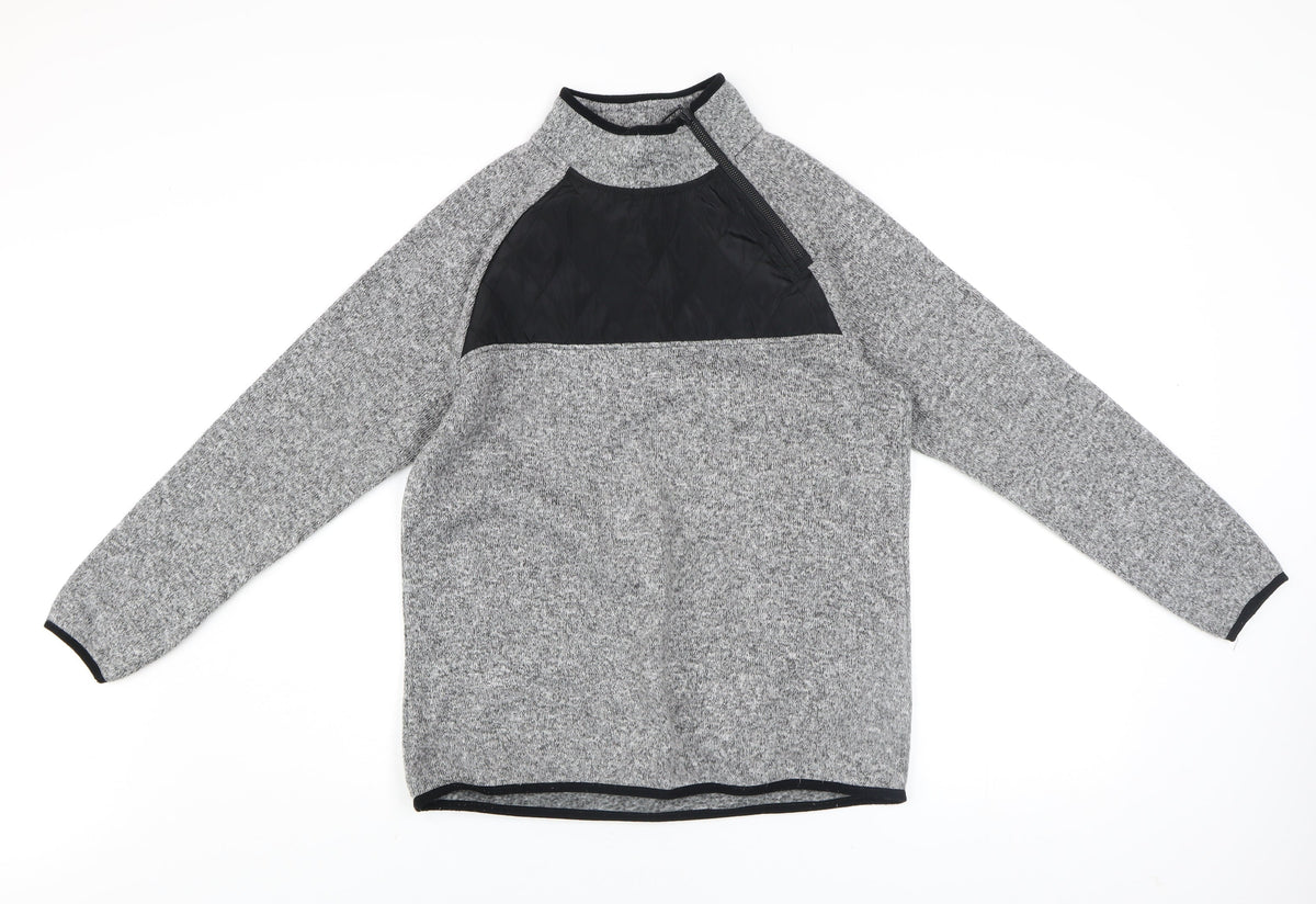 Mens UK Size M St. Bernard for Dunnes Stores Grey Pullover Sweatshirt