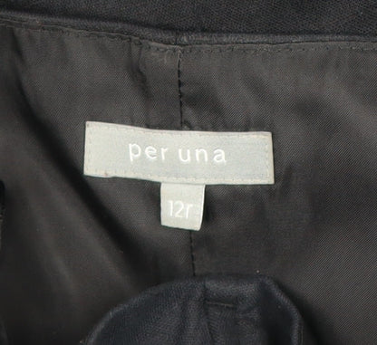 Marks and Spencer Per Una Women's Black Strapless Fit & Flare Dress Size 12