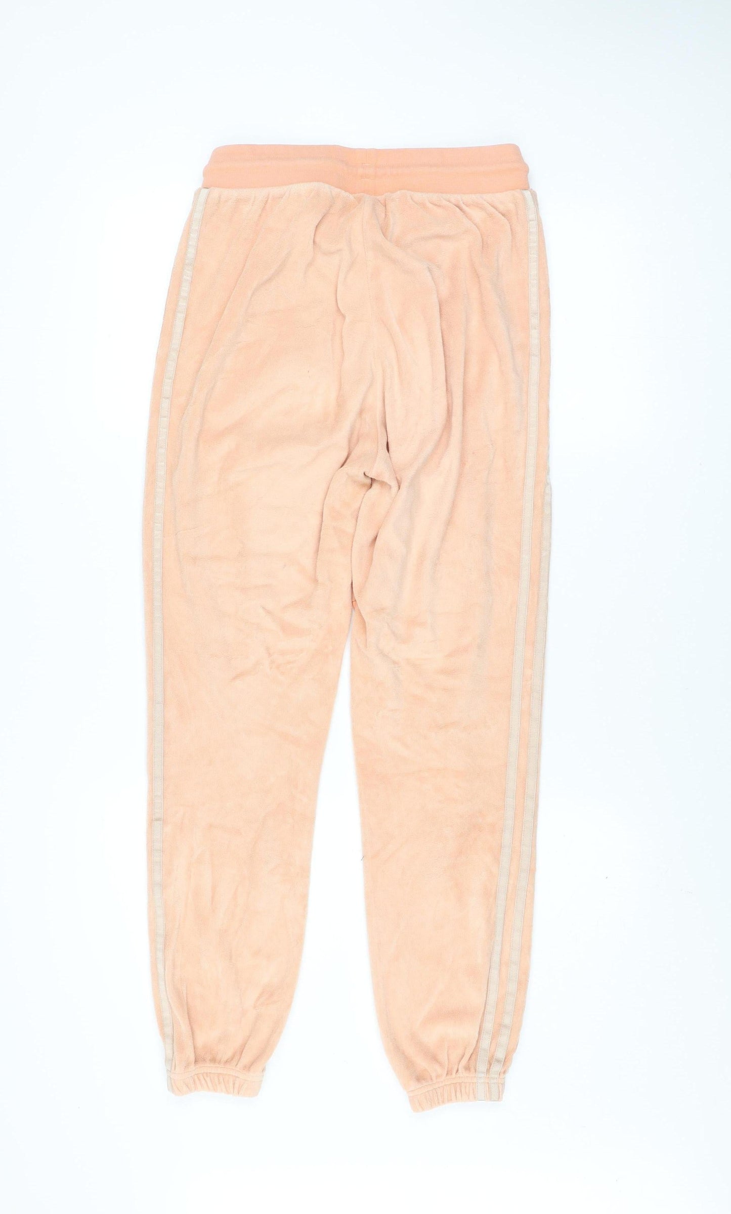 Womens UK Size 8 adidas Regular Fit Jogger Peach Trousers