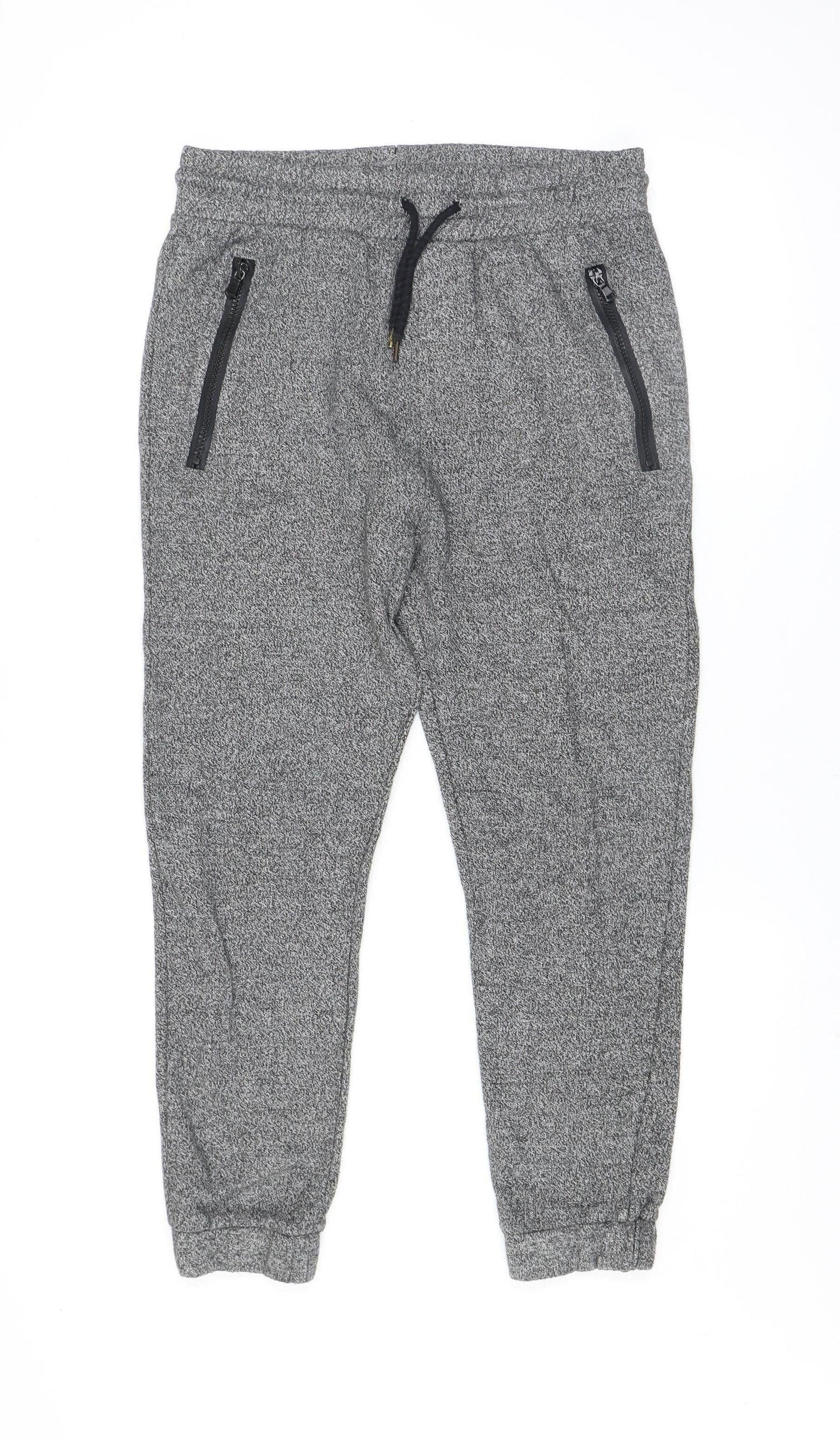 Mens UK Size S Topman Regular Fit Jogger Grey Trousers