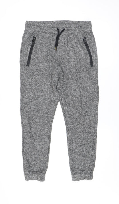 Mens UK Size S Topman Regular Fit Jogger Grey Trousers