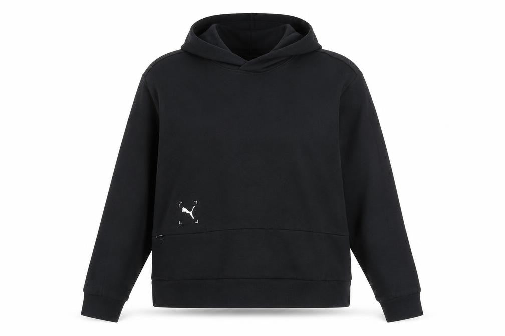 Womens UK Size XL PUMA Black Pullover Hoodie