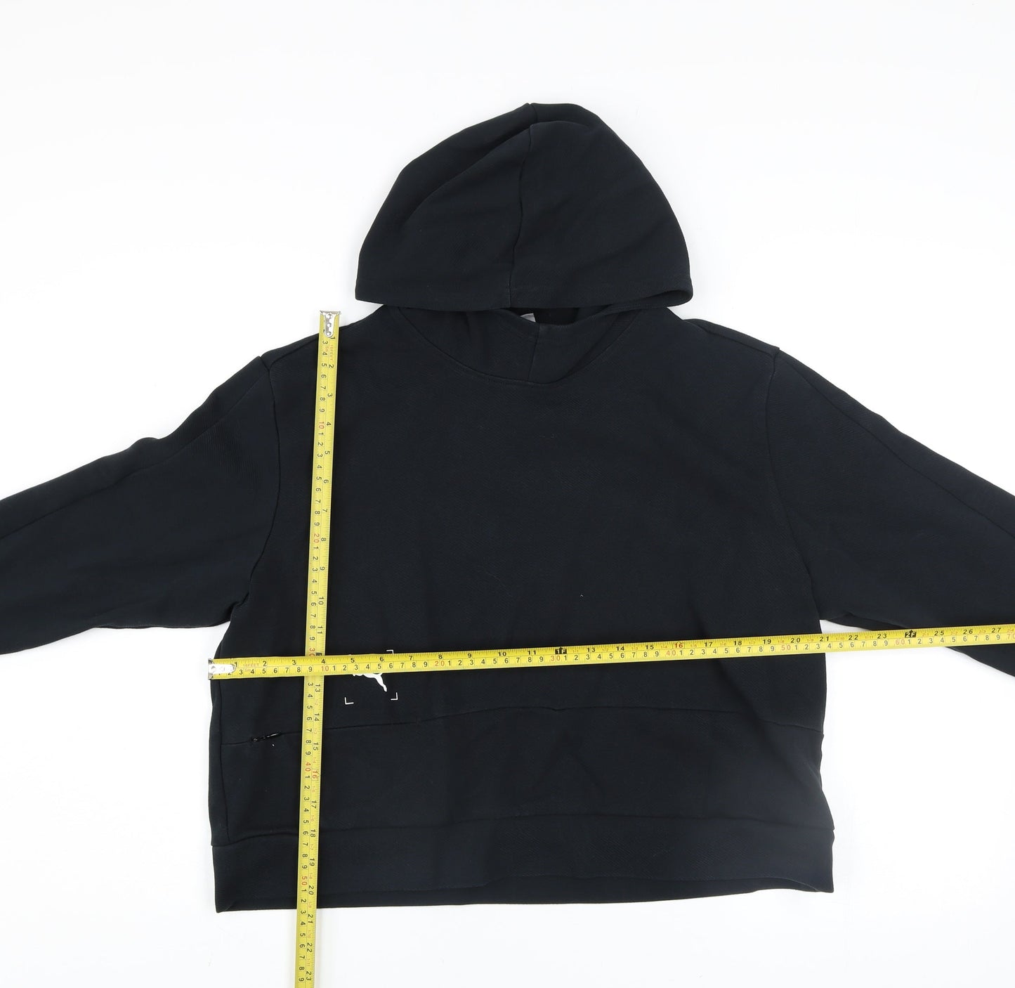 Womens UK Size XL PUMA Black Pullover Hoodie