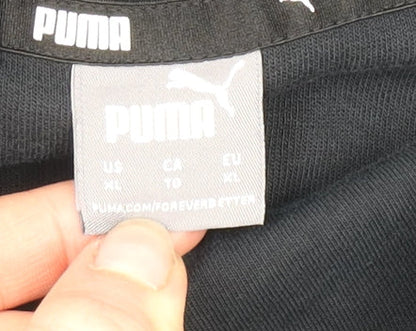 Womens UK Size XL PUMA Black Pullover Hoodie
