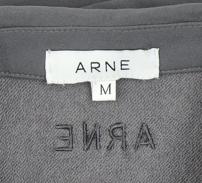 ARNE Men's Grey Softshell Zip Jacket M Regular Fit Full Zip