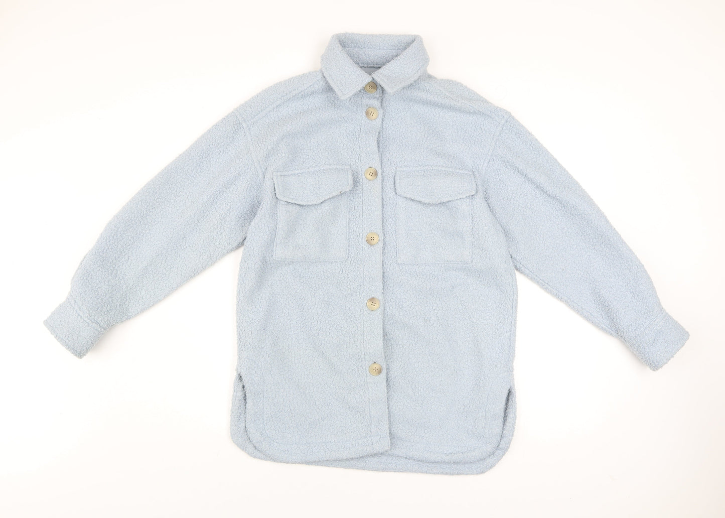 Womens UK Size XS H&M Blue Basic Jacket