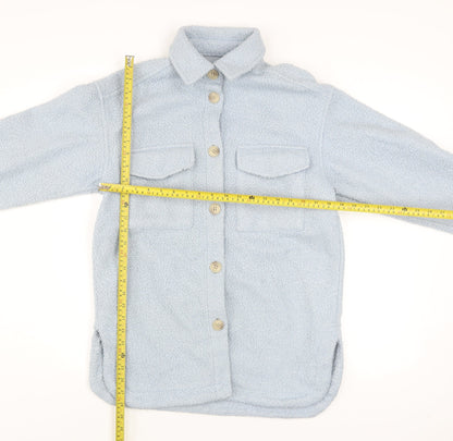 Womens UK Size XS H&M Blue Basic Jacket