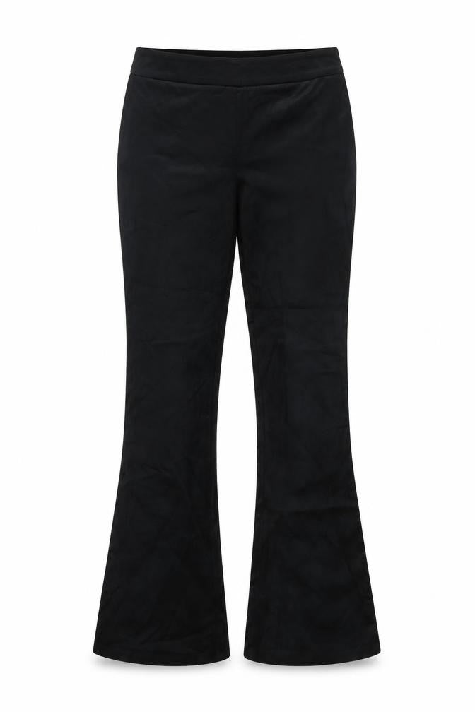 Womens UK Size 10 Up! Regular Fit Casual Workwear Black Trousers