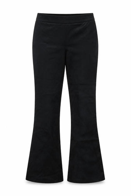 Womens UK Size 10 Up! Regular Fit Casual Workwear Black Trousers