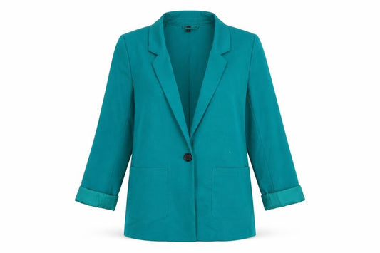 Womens UK Size 10 H&M Green Basic Jacket