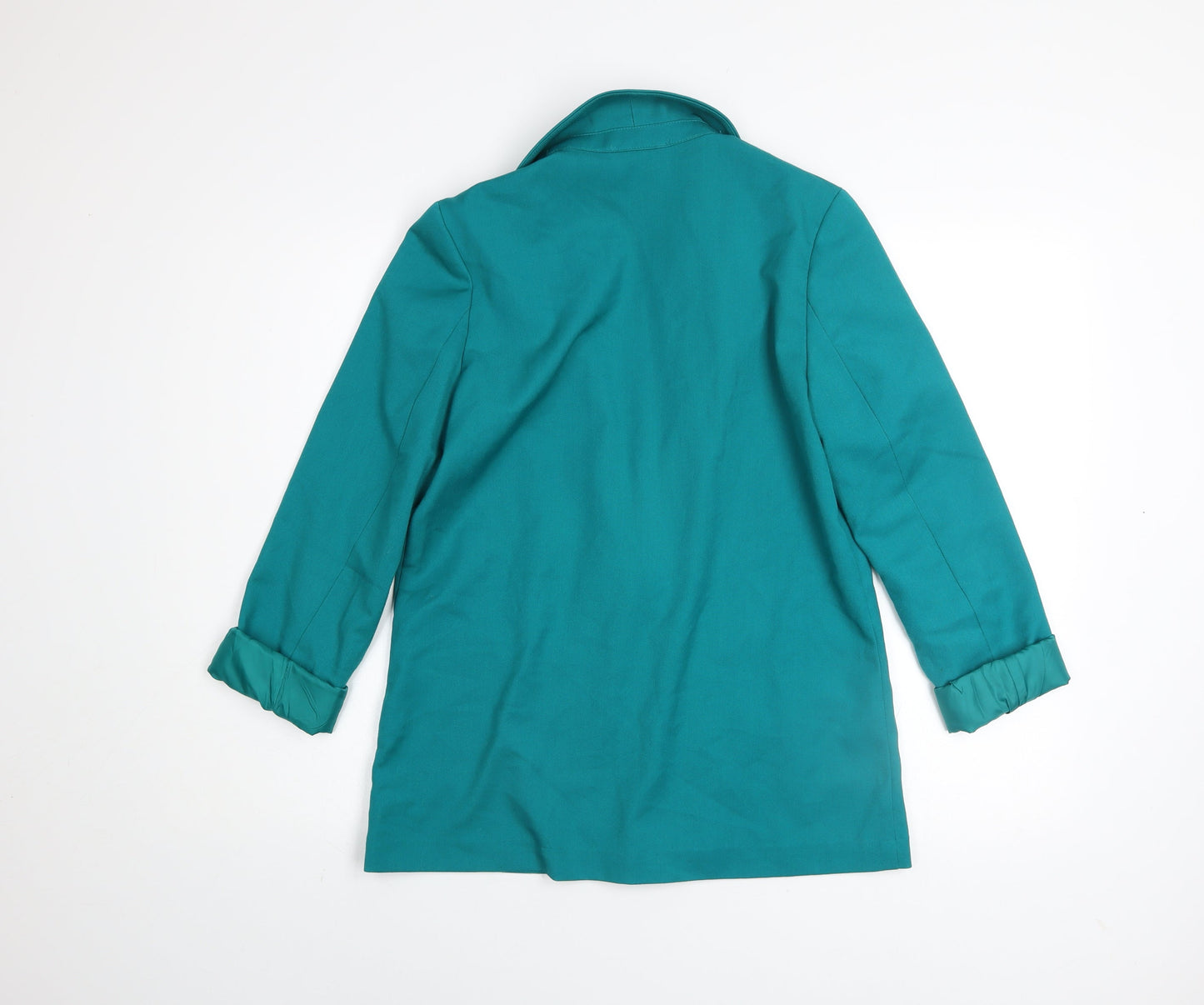 Womens UK Size 10 H&M Green Basic Jacket