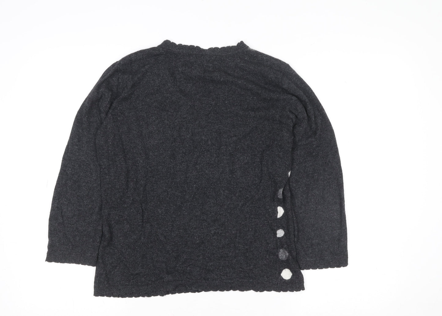 Womens UK Size M CC Grey Pullover Jumper