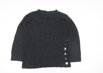 Womens UK Size M CC Grey Pullover Jumper