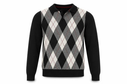 Mens UK Size S 2nd Chapter Black Henley Jumper