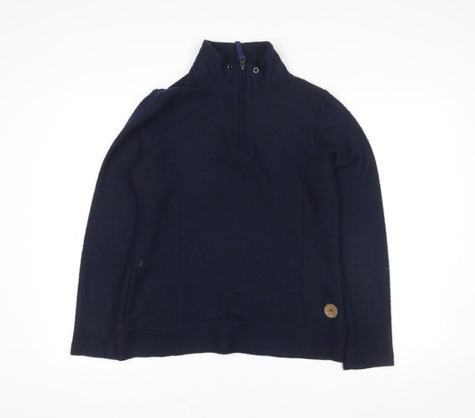 Mens UK Size M Crane Blue Pullover Sweatshirt