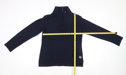 Mens UK Size M Crane Blue Pullover Sweatshirt