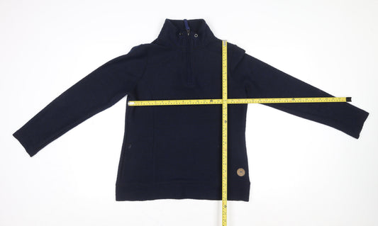 Mens UK Size M Crane Blue Pullover Sweatshirt