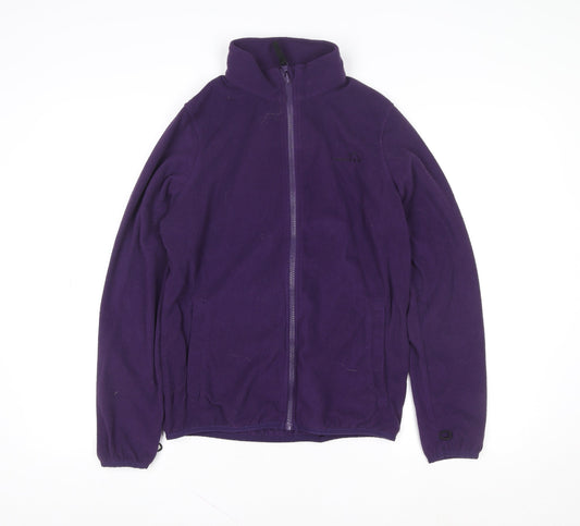 Womens UK Size 10 Freedom Trail Purple Full Zip Sweatshirt