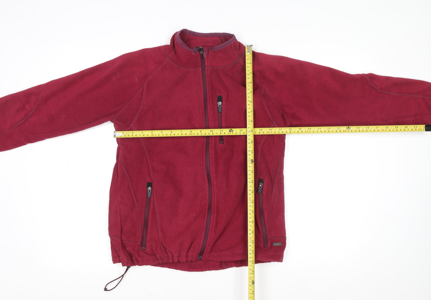 Womens UK Size M Human Nature Red Fleece Jacket