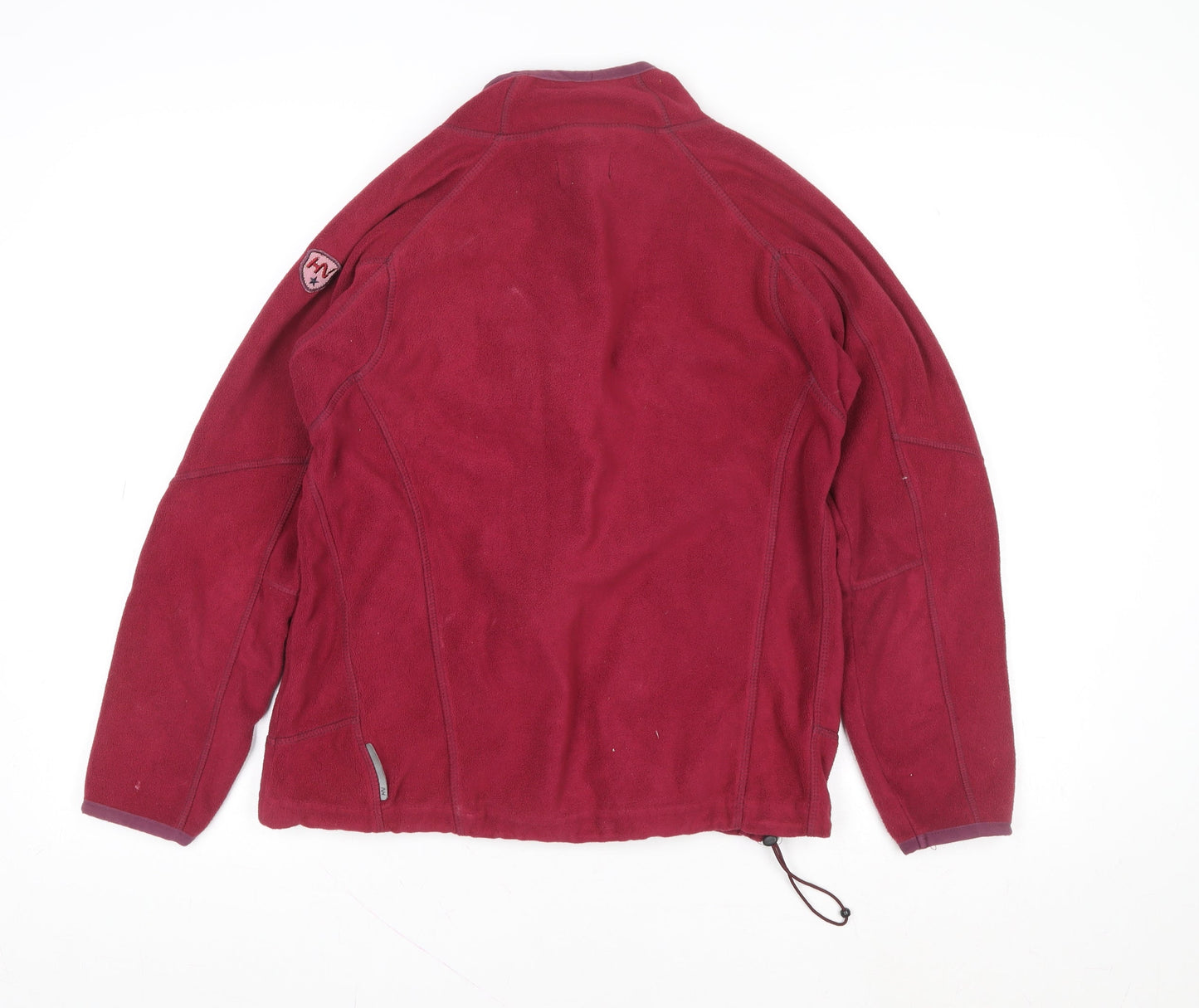 Womens UK Size M Human Nature Red Fleece Jacket