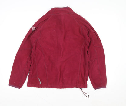 Womens UK Size M Human Nature Red Fleece Jacket