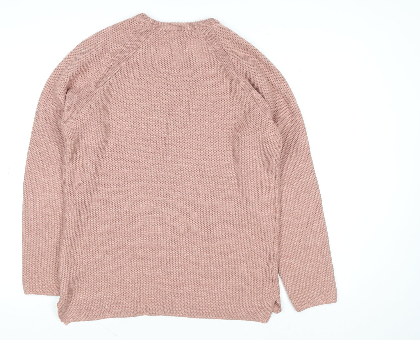 Womens UK Size M River Island Pink Pullover Jumper