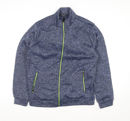 Mens UK Size S Slimwares Blue Basic Jacket
