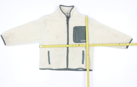 Boys UK Size 6-7 Years Zara Ivory Basic Jacket