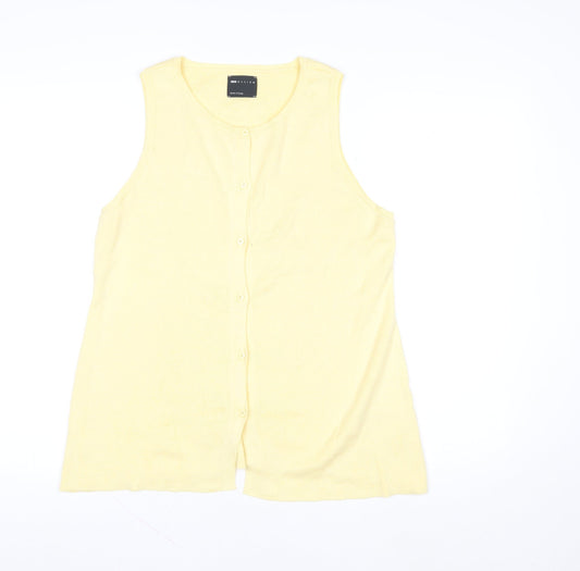 Womens UK Size M ASOS Yellow Camisole Blouse