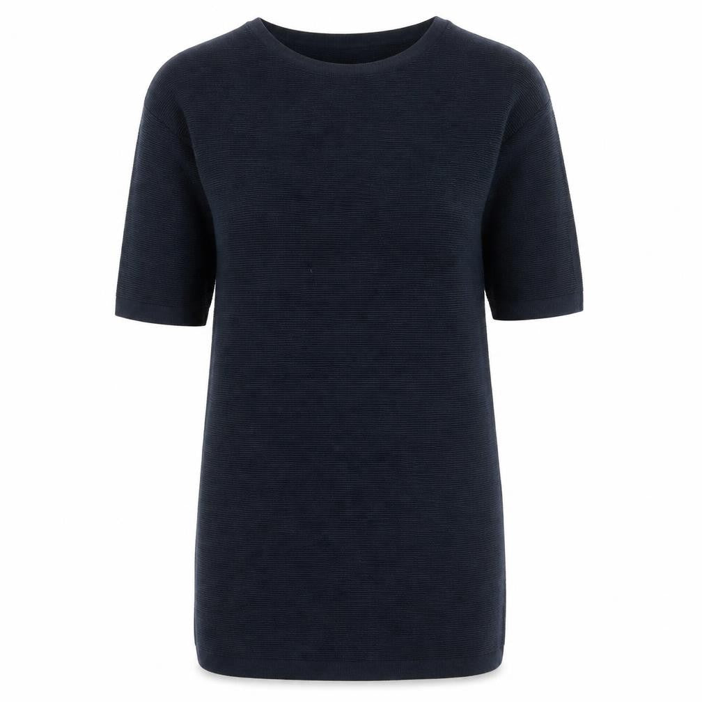 Jigsaw Women's Navy Wool Shift Dress Size S Knee Length