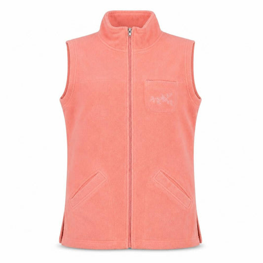 Country Rose Womens Pink Fleece Waistcoat Size M 14-16 Bodywarmer