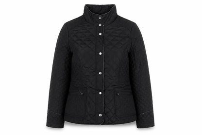 Womens UK Size 14 Wallis Black Quilted Coat