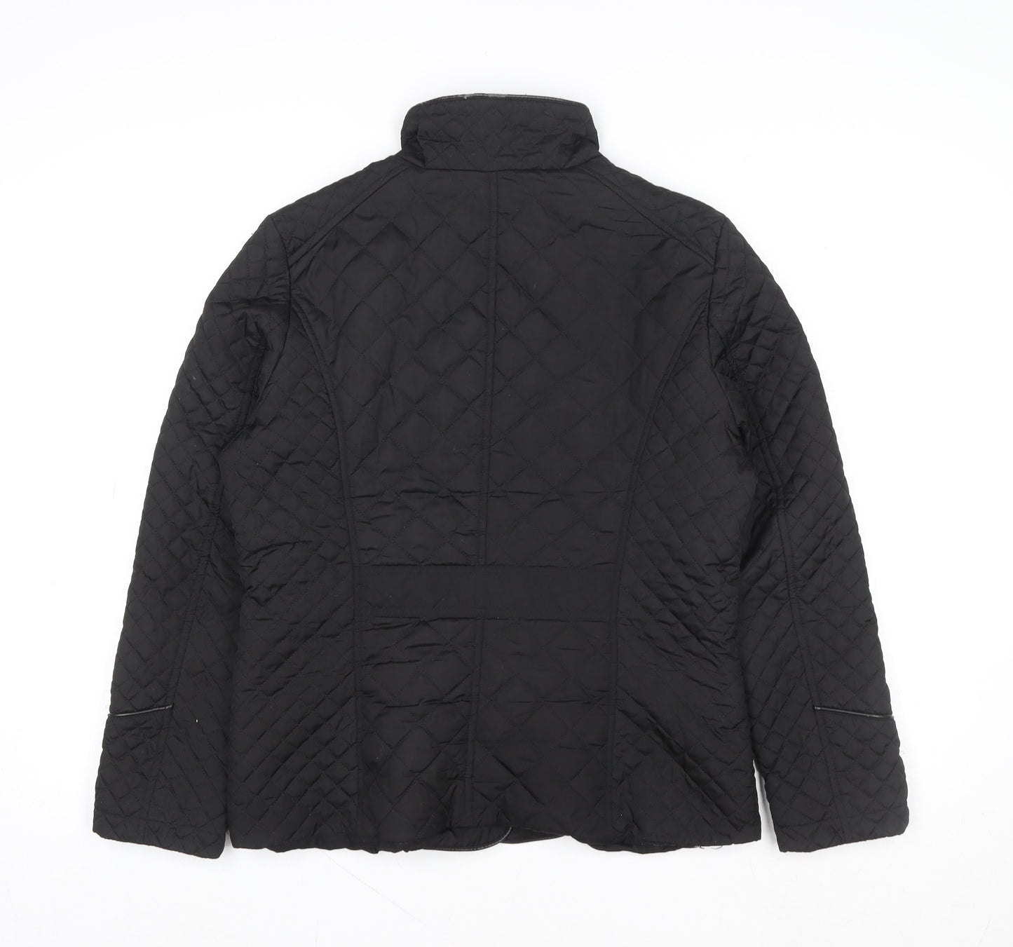 Womens UK Size 14 Wallis Black Quilted Coat