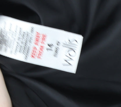 Womens UK Size 14 Wallis Black Quilted Coat