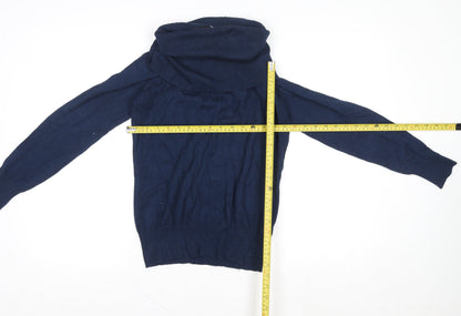 Womens UK Size S Klass Blue Basic Blouse