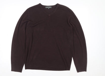 Mens UK Size M Marks and Spencer Brown Pullover Sweatshirt