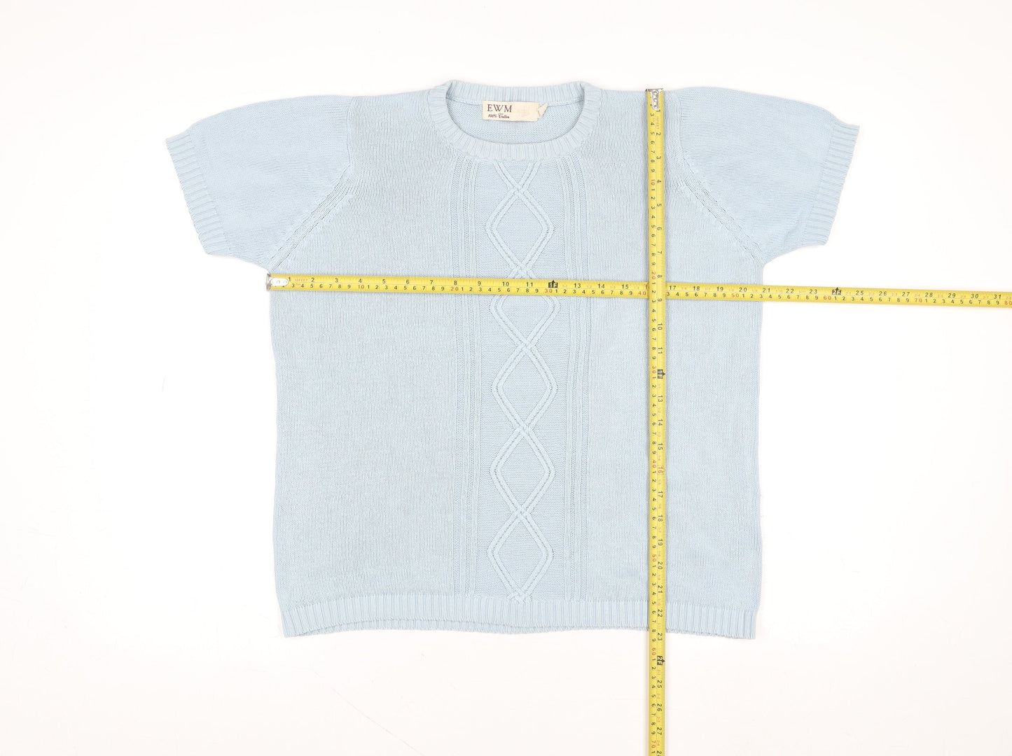 Womens UK Size 14 EWM Blue Pullover Sweatshirt