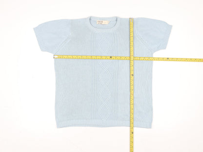 Womens UK Size 14 EWM Blue Pullover Sweatshirt
