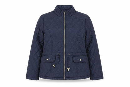 Womens UK Size 12 George Blue Quilted Coat