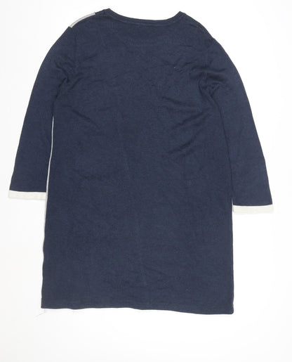 Womens UK Size 16 Roman Blue Tunic Blouse