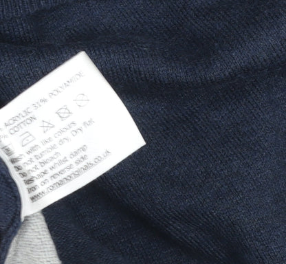 Womens UK Size 16 Roman Blue Tunic Blouse