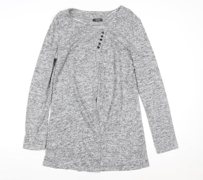 Womens UK Size 12 Quiz Grey Jersey T-Shirt