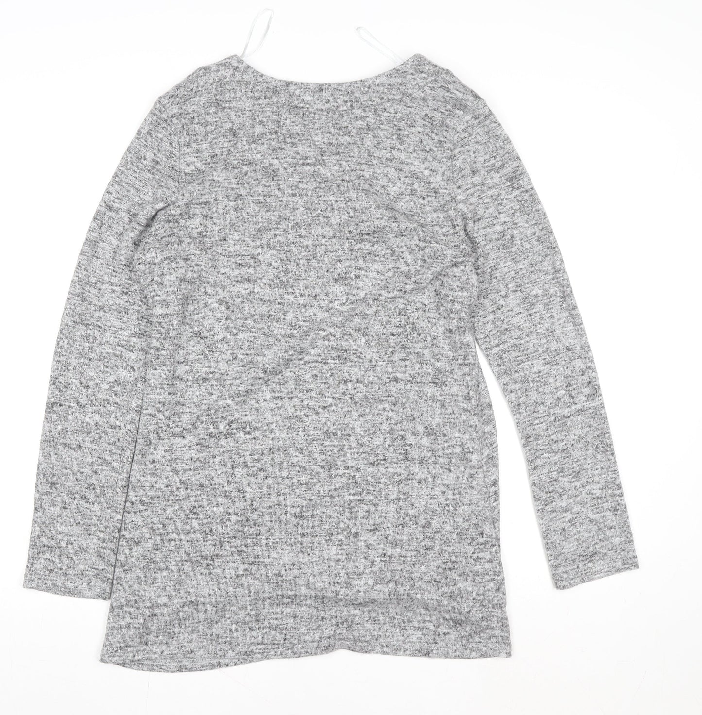 Womens UK Size 12 Quiz Grey Jersey T-Shirt