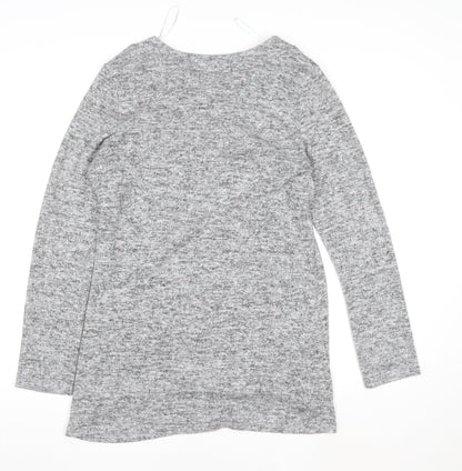 Womens UK Size 12 Quiz Grey Jersey T-Shirt
