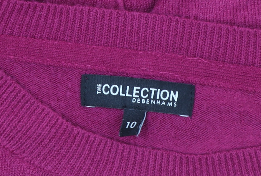 Womens UK Size 10 Debenhams Pink Pullover Sweatshirt