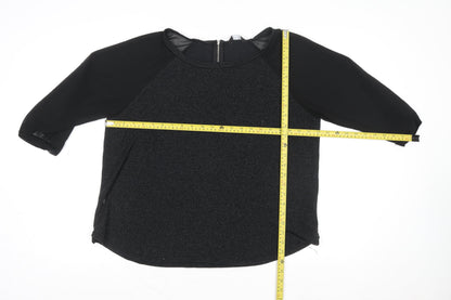 Womens UK Size 18 New Look Black Basic Blouse
