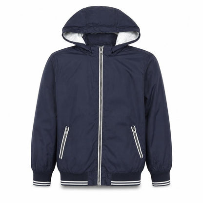 Boys UK Size 8 Years H&M Blue Windbreaker Coat